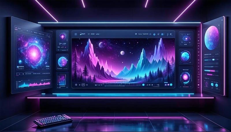 A vibrant and modern interface of Salahuddin Ayyubi streaming platform